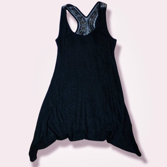 Black Dress with Jewelled Cut-Out Back Accent - Picture 3 of 4